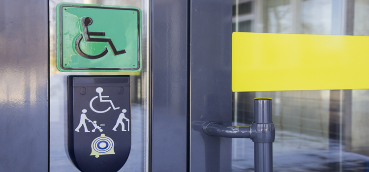 automatic handicap door opener in Pedley